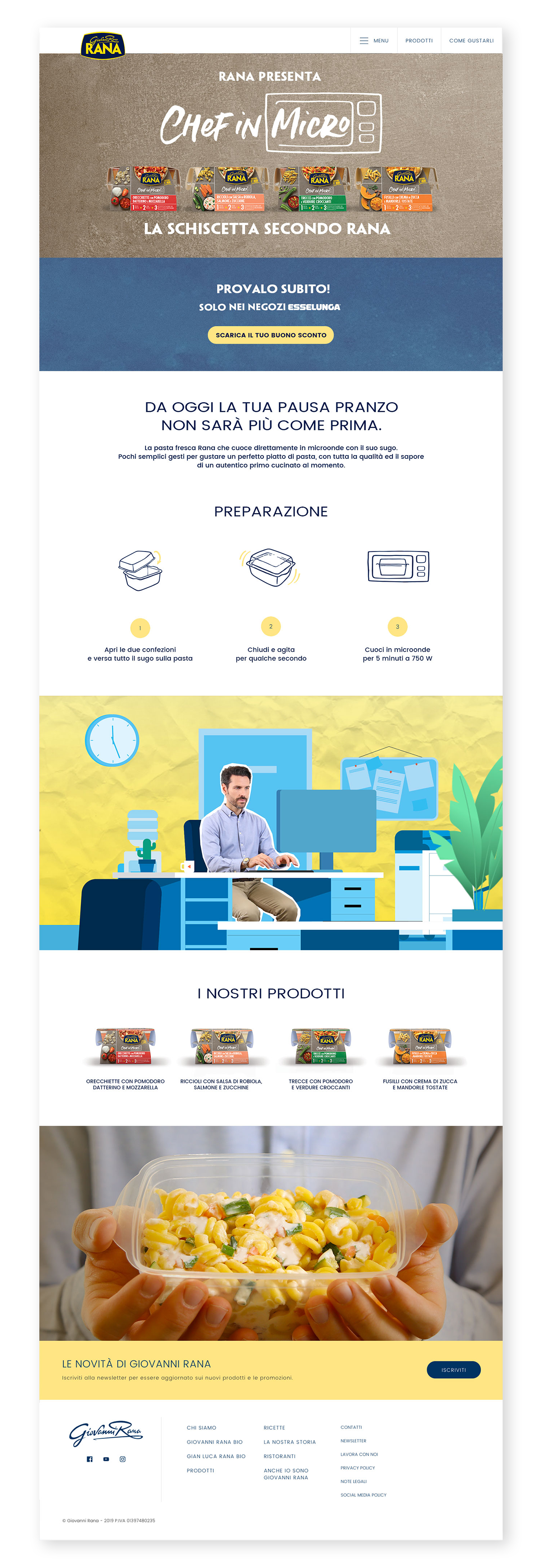 PASTIFICIO GIOVANNI RANA – Chef in Micro — immagine del progetto